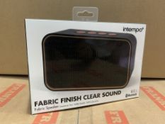 8 X BRAND NEW ITEMPO FABRIC FINISH CLEAR SOUND SPEAKERS