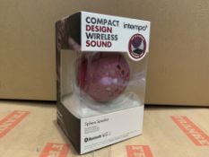 8 X BRAND NEW ITEMPO COMPACT DESIGN SPHERE SPEAKERS IN VARIOUS COLOURS