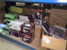 LARGE MIXED LOT INCLUDING 150W HEATER FAN/DEFROSTERS, INDUCTION KITS, SEAT PROTECTORS ETC