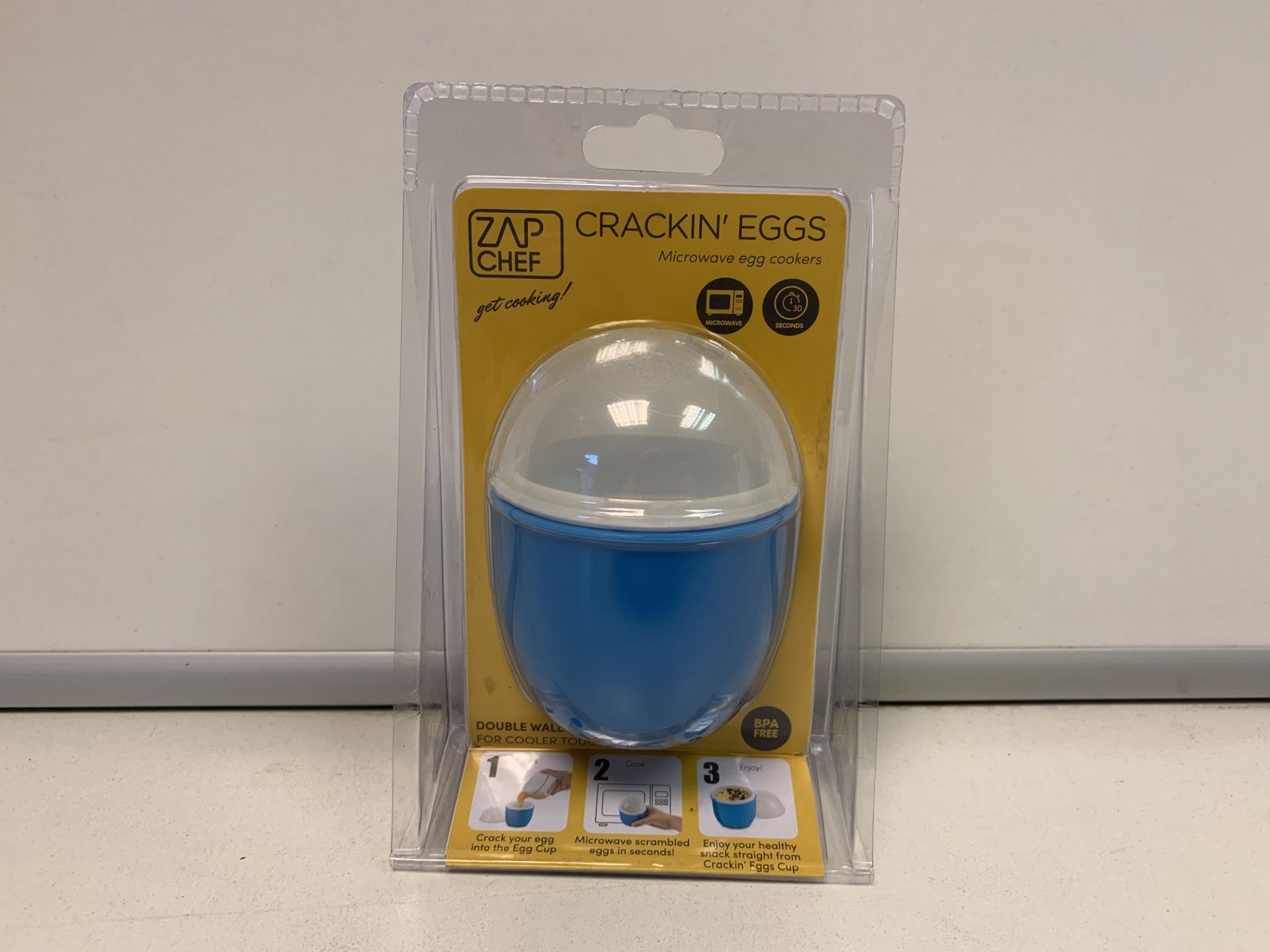 96 X BRAND NEW ZAP CHEF CRACKING EGGS MICROWAVE EGG COOKERS