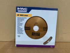 11 X BRAND NEW MACALLISTER 150MM DIAMOND CUTTING BLADES