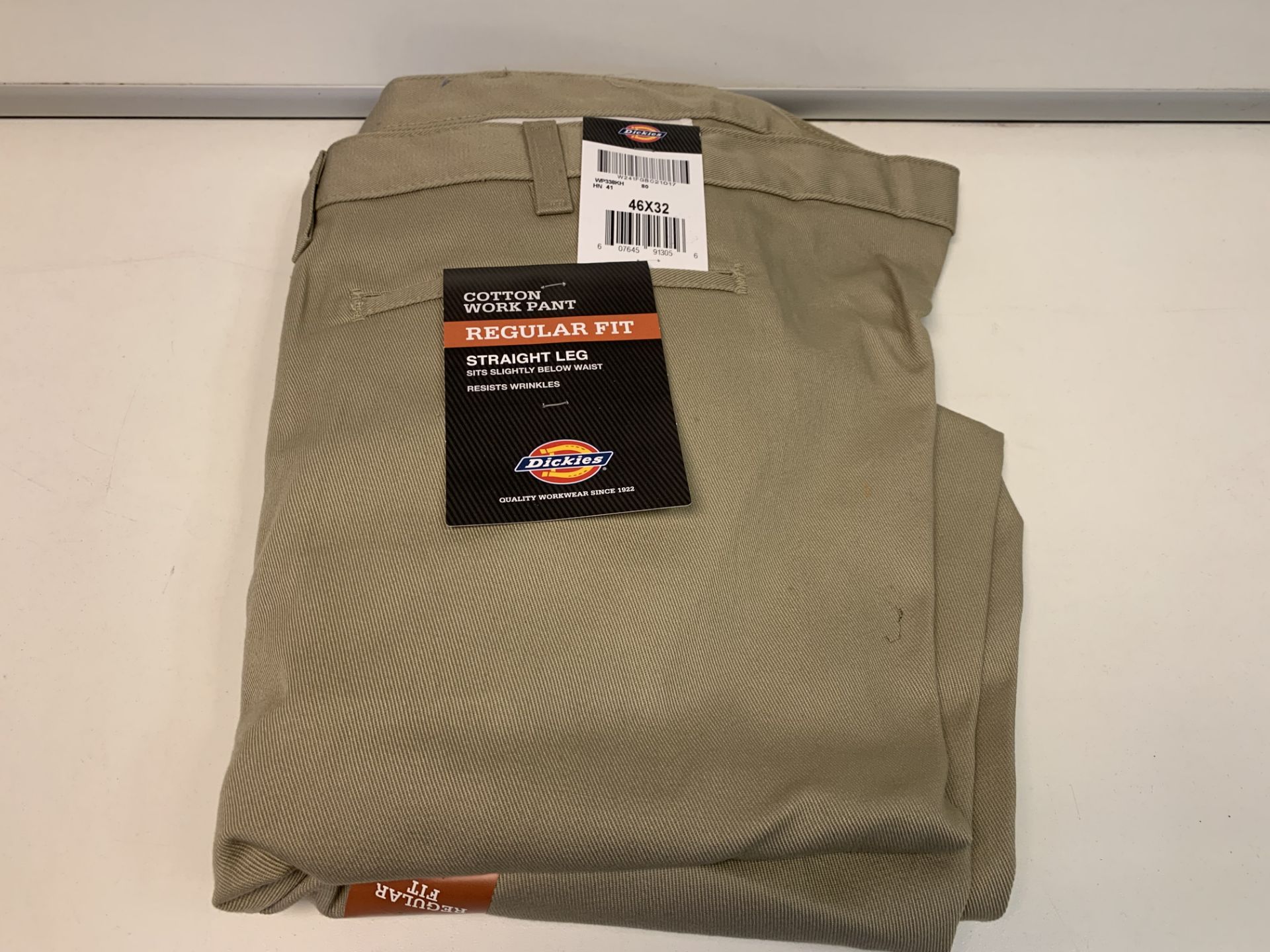 8 X BRAND NEW DICKIES REGULAR FIT STRAIGHT LEG COTTON WORK PANTS SIZE 46X32