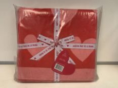 8 X BRAND NEW AGATHA RUIZ DE LA PRADA CORAZON FUCSIA ROSA THROW 130 X 170CM RRP £60 EACH (133/11)