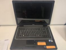 FUJITSU SIEMENS LI 1818 LAPTOP, WINDOWS 10 PRO, 17 INCH SCREEN, 60GB SSD HARD DRIVE WITH CHARGER