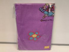 10 X BRAND NEW GROOVY CHICK CURTAIN SETS 168 X 137CM (1141/11)