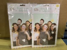 96 X BRAND NEW BABY SHOWER SELFIE KITS IN 4 BOXES (297/11)