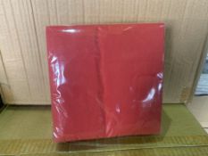 40 X BRAND NEW PACKS OF 50 RED 33CM NAPKINS 3PLY (576/11)