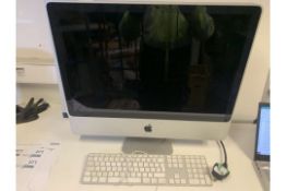 APPLE IMAC ALL IN ONE PC, 24 INCH SCREEN, 500GB HARD DRIVE, APPLE X OPERATING SYSTEM, 2.8GHZ