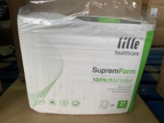 120 X LILLE HEALTHCARE SUPREME FORM SUPER PLUS INCOTINENCE PADS (101/11)
