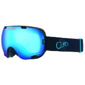 1 X Cairn Spirit SPX 3000 Ski and Snowboard Goggles [Colour: Mat Black Blue] [Size: Large Fit] (