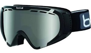 1 X Bolle Emperor Ski and Snowboard Goggles [Colour: Shiny Black/Modulator Anti-Glare Cat 1-3] [