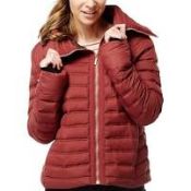 1 X Craghoppers Womens Moina Insulated Jacket [Colour: Redwood] [Size: 16] (BOX3)