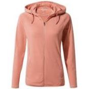 1 X Craghoppers Womens NosiLife Sydney Hooded Top [Colour: Rosette] [Size: 16] (BOX3)