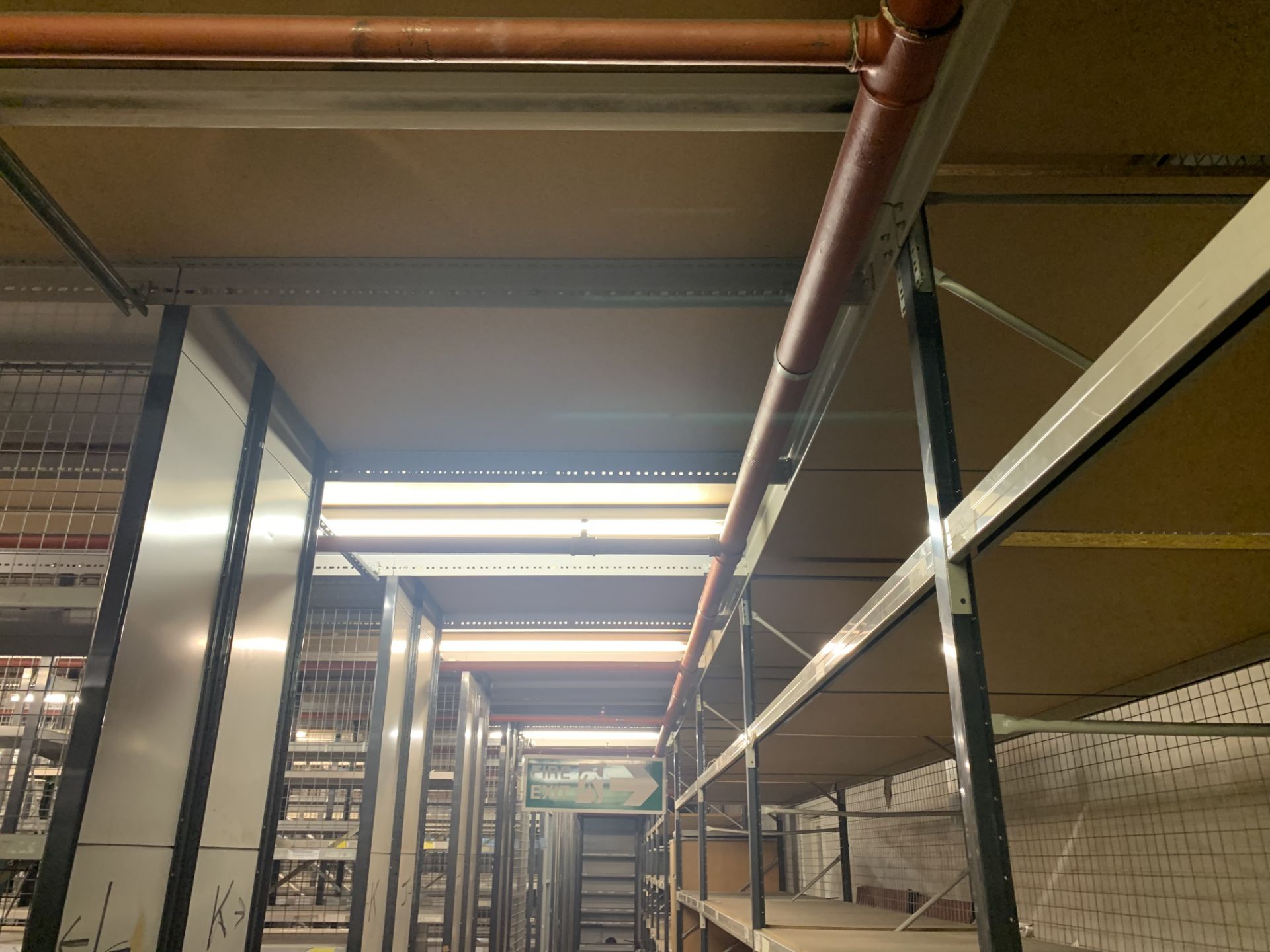 LINK 51 2 TIER LONG RACKING SYSTEM/MEZZENINE TO INCLUDE APPROX. 165 BAYS OF SHELVING RACKING SIZE: - Image 5 of 14