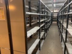 20 BAYS OF LINK 51 WAREHOUSE RACKING 1.2M(L) X 2.2M (H) X 0.45M (D). INCLUDES 22 UPRIGHTS &