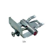 (FR43) 12 X Franke Fixing Clips with Swivel Joint Kit (992.0159.584).