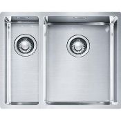 NEW (FR10)2 X Franke Box BXX 160 34-16. Kitchen-Sink, Shape: Rectangular , Material: Stainless Steel