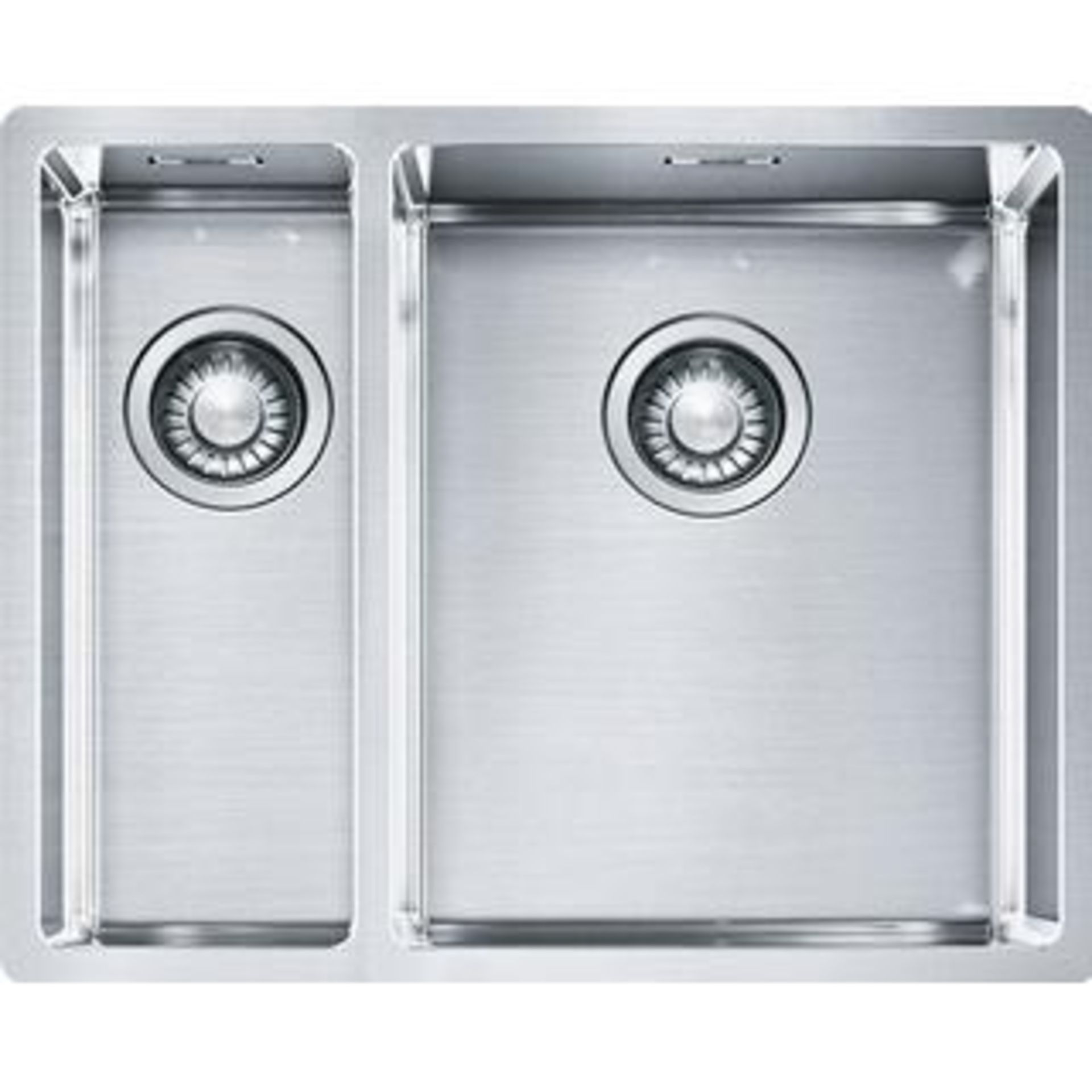 NEW (FR10)2 X Franke Box BXX 160 34-16. Kitchen-Sink, Shape: Rectangular , Material: Stainless Steel