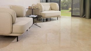 13.9m2 of Porcelanosa Verona Pul Wall and Floor tiles. 58.6x118.7cm per tile. 1.39m2 perpack.