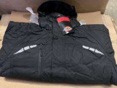 5 X BRAND NEW DICKIES ATHERTON PILOT JACKET BLACK SIZE MEDIUM