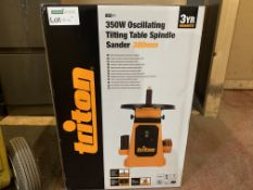 TRITON 350W OSCILLATING TILTING TABLE SPINDLE SANDER 380MM