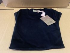 25 X BRAND NEW BLACK COLOURED STAFF TOPS SIZE SMALL