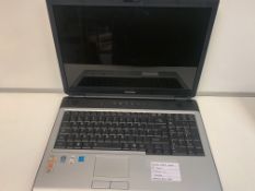 TOSHIBA L350D LAPTOP, 17 INCH SCREEN, WINDOWS 10 WITH CHARGER