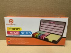 96 X STICKY MEMO NOTES SETS IN 2 BOXES