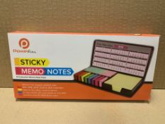 96 X BRAND NEW STICKY MEMO NOTES SETS IN 2 BOXES