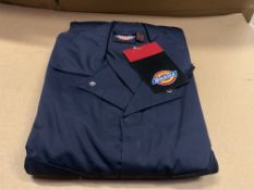 10 X BRAND NEW BOXED DICKIES NAVY BLUE DELUXE COVERALLS SIZE SMALL