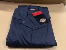 10 X BRAND NEW BOXED DICKIES NAVY BLUE DELUXE COVERALLS SIZE SMALL