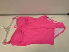 24 X BRAND NEW LEPEL PINK SWIMSUITS SIZES 10,12 AND 14