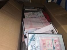 2 X BOXES OF CRAFT RELATED CDS/DVDS (1213/18)