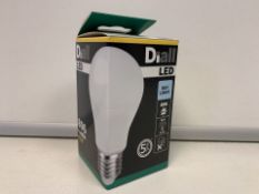 60 X BRAND NEW DIALL LED E27 LIGHTBULBS 9W (60W) (1010/18)