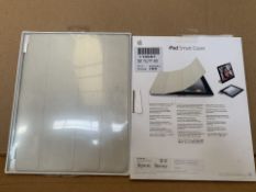 12 X BRAND NEW APPLE IPAD SMART COVERS WHITE (829/18)