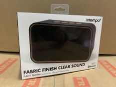 8 X BRAND NEW ITEMPO FABRIC FINISH CLEAR SOUND SPEAKERS (316/18)