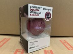 8 X BRAND NEW ITEMPO COMPACT DESIGN SPHERE SPEAKERS IN VARIOUS COLOURS (313/18)