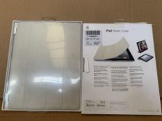 12 X BRAND NEW APPLE IPAD SMART COVERS WHITE (830/18)