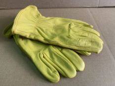 8 X BRAND NEW PAIRS OF DICKIES YELLOW WORK GLOVES