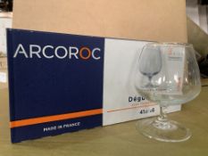 16 X BRAND NEW PACKS OF 12 ARCOROC DEGUSTATION 41CL GLASSES