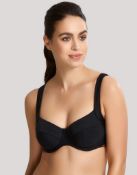 5 X BRAND NEW PANACHE BLACK ANYA RIVA FULL CUP BALCONNET BIKINI TOPS IN VARIOUS SIZES