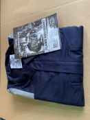 6 X BRAND NEW DICKIES FLAME RETARDANT NAVY BLUE COVERALLS SIZE 42R