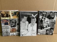 APPROX 160 X BRAND NEW LAUREL AND HARDY NOTEPADS IN 2 BOXES (DESIGNS MAY VARY)