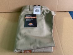 8 X BRAND NEW DICKIES REGULAR FIT STRAIGHT LEG COTTON WORK PANTS SIZE 36 X 32