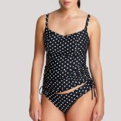 15 X BRAND NEW PANACHE BLACK AND WHITE ANYA SPOT TANKINIS IN VARIOUS SIZES