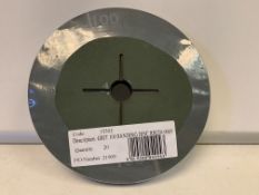 20 X BRAND NEW PACKS OF 20 GRIT 100 SANDING DISCS IN 2 BOXES