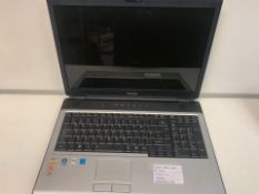 TOSHIBA L350D LAPTOP, 17 INCH SCREEN, WINDOWS 10 WITH CHARGER (86/25)