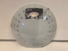18 X NEW PACKAGED COLOUR DIUS CEILING LIGHTS E27 FITTING (280/25)