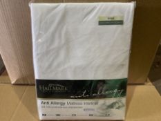 14 X BRAND NEW HALLMARK QUALITY AND COMFORT ANTI ALLERGY MATTRESS LINERS KING SIZE (392/25)