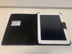 APPLE IPAD TABLET, 16GB STORAGE WITH CASE AND CHARGER (75/25)